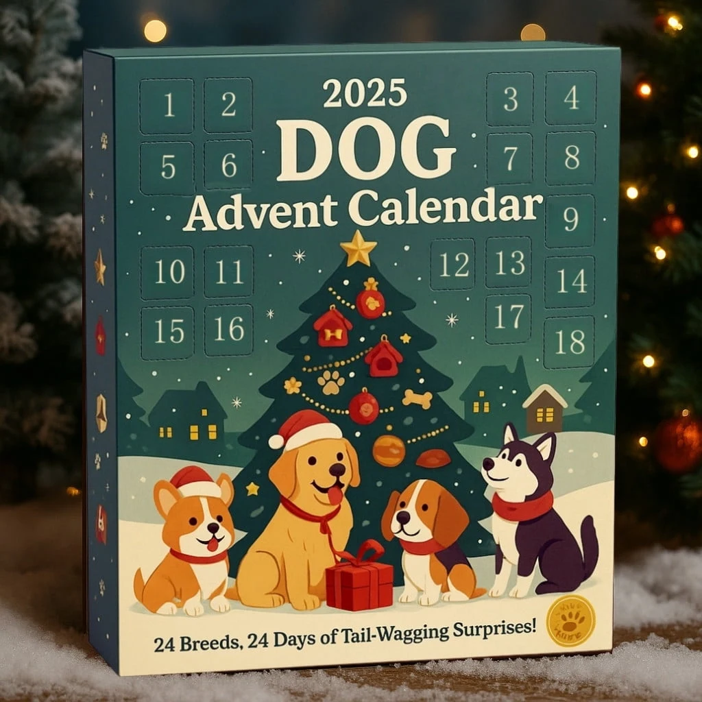 24-Day Dog Toy Figures Calendar