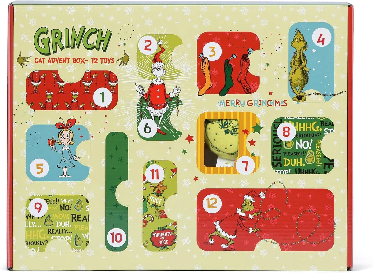 12. Dr. Seuss Grinch Cat Advent Box