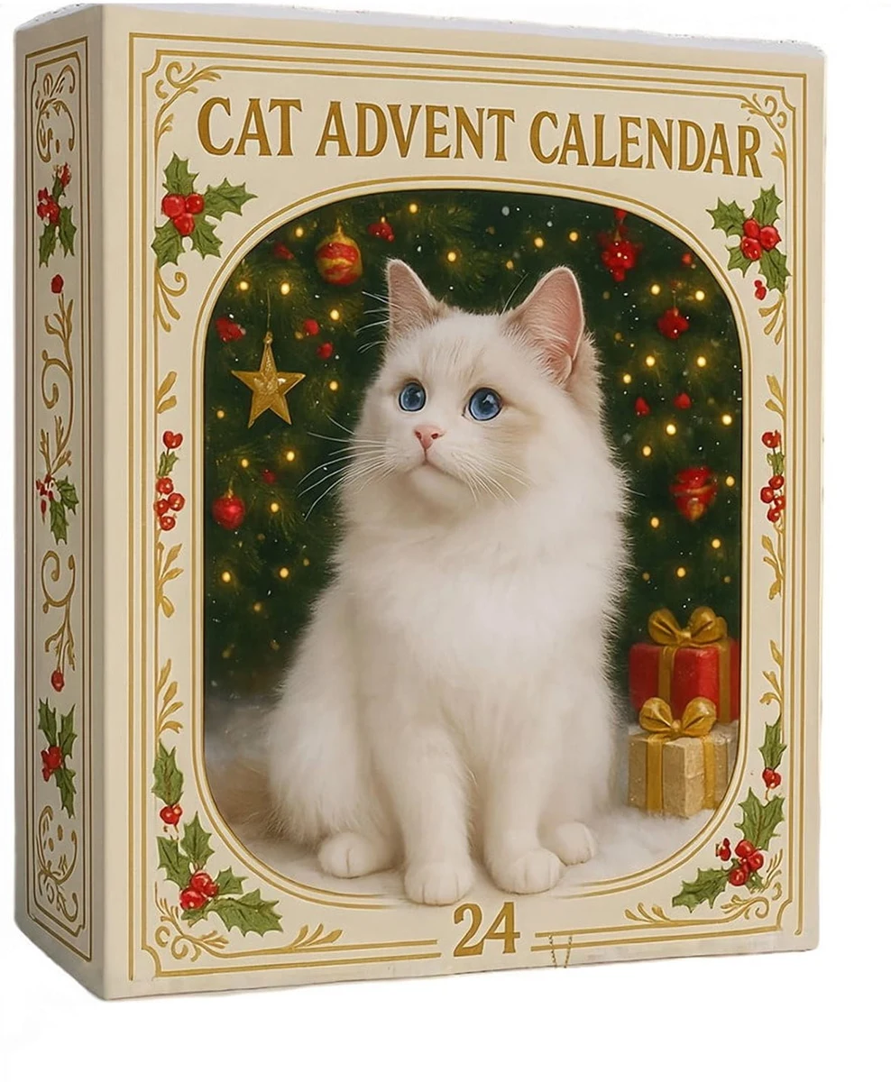 Reusable 24-Drawer Pet Calendar