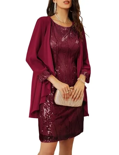 BHLDN Sequin Cocktail Dress