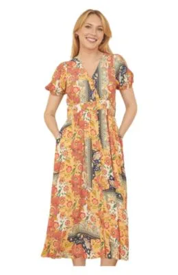 7. La Double J 'Patchwork' Midi Shirt Dress