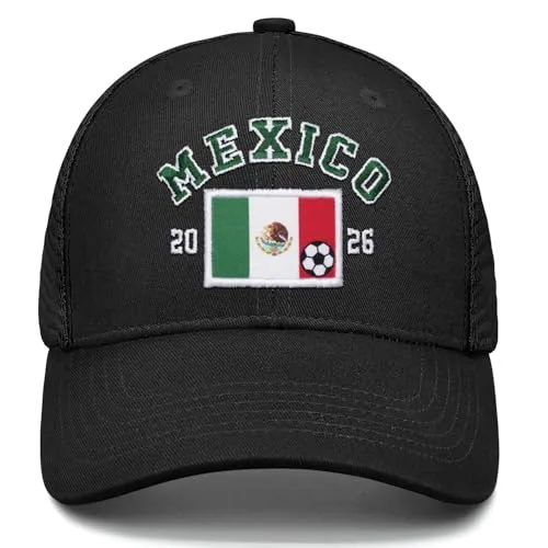 Mexico 2026 Embroidered Adjustable Cap