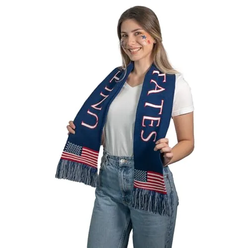 USA Soccer Knit Supporter Scarf