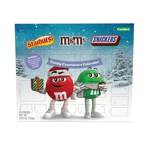 M&M's Holiday Candy Calendar