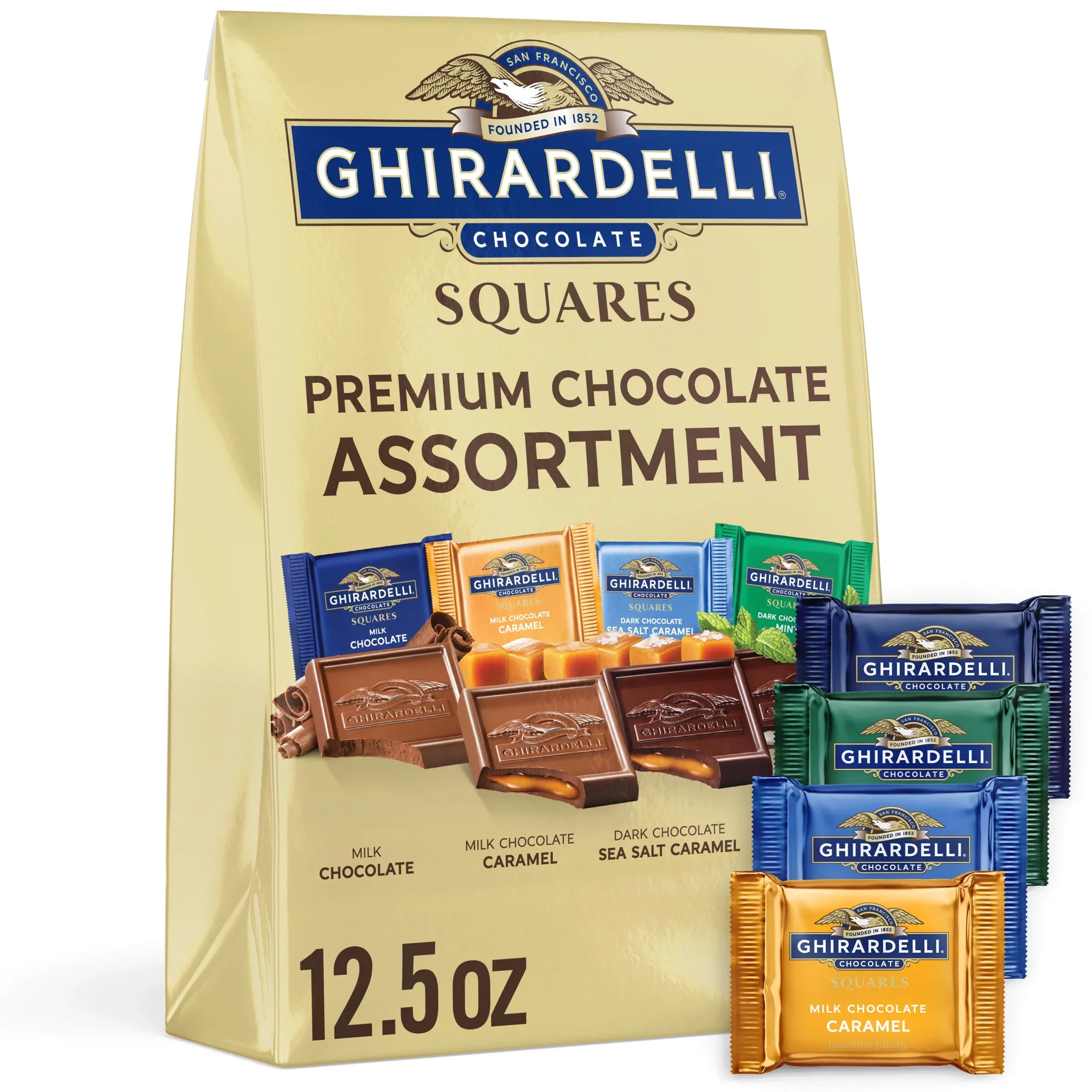 6. Scharffen Berger/Ghirardelli Premium Chocolate Advent Calendar (Assorted Squares)
