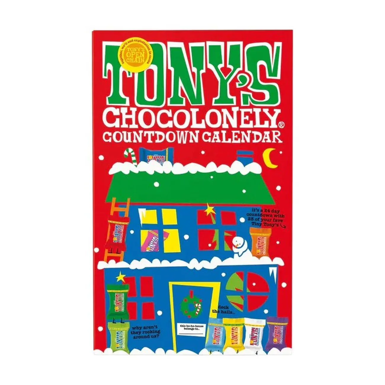 17. Tony's Chocolonely Chocolate Advent Calendar (24 Bars/Servings)