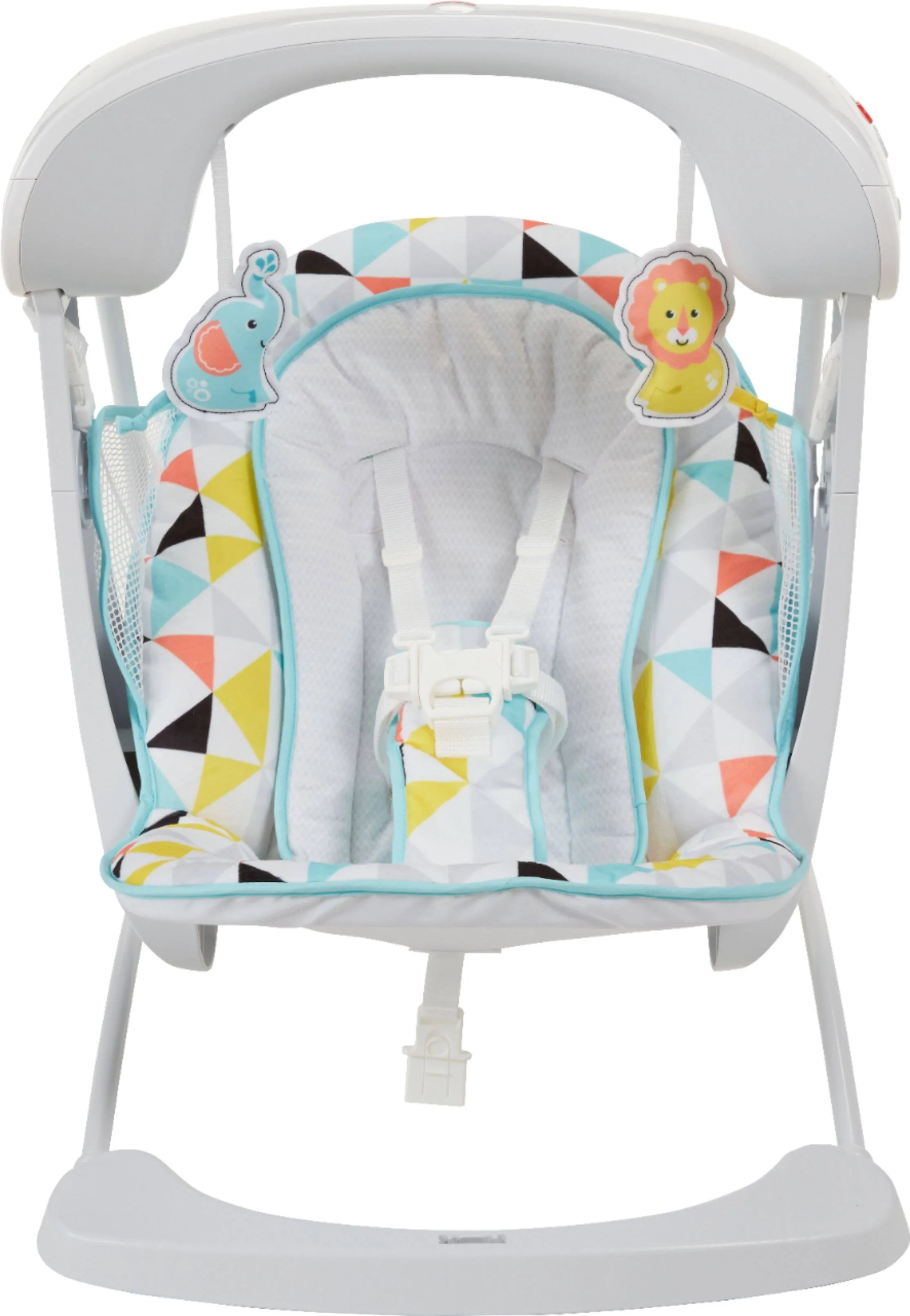 19. Fisher-Price Deluxe Take-Along Swing (for visits)