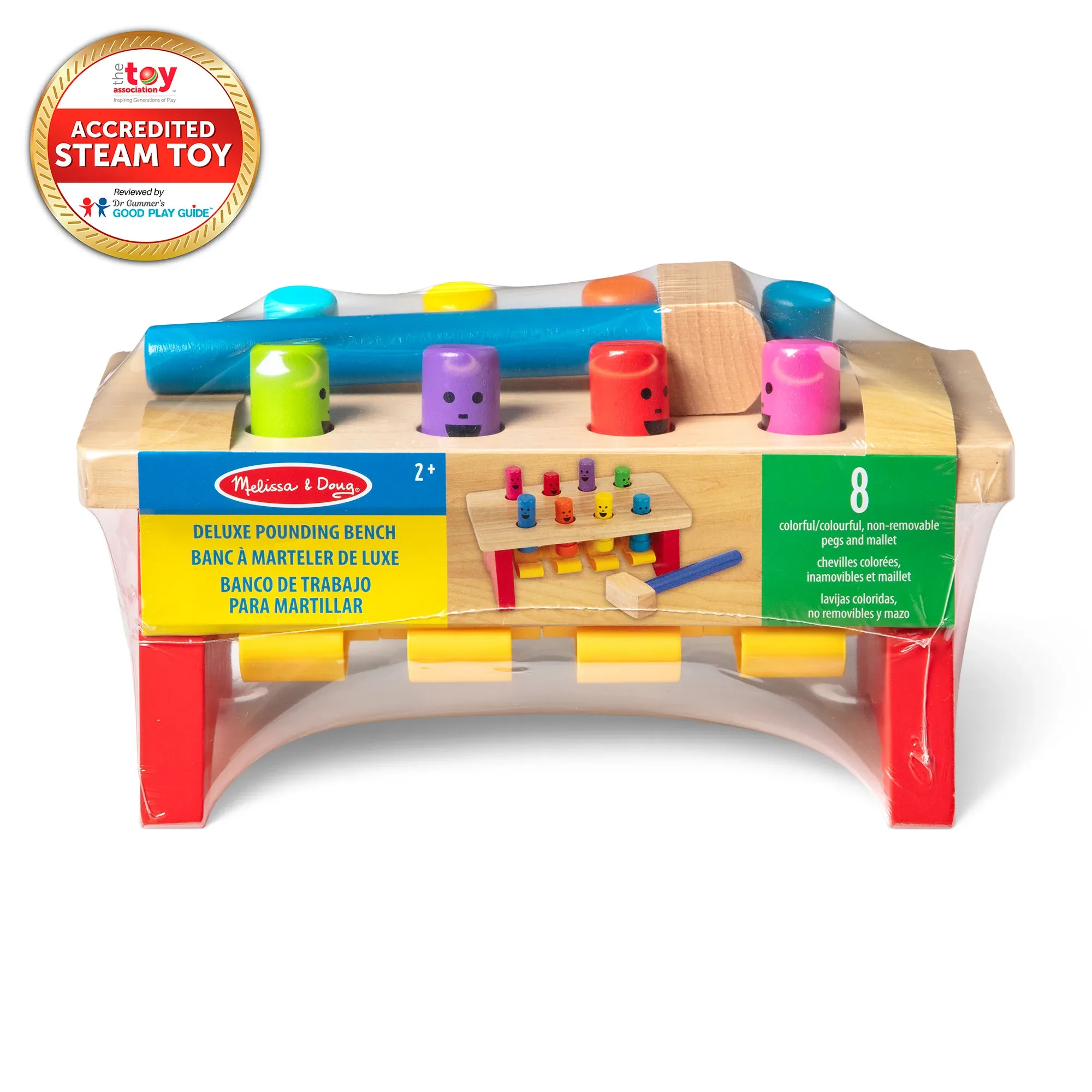 16. Melissa & Doug Deluxe Wooden Activity Cube