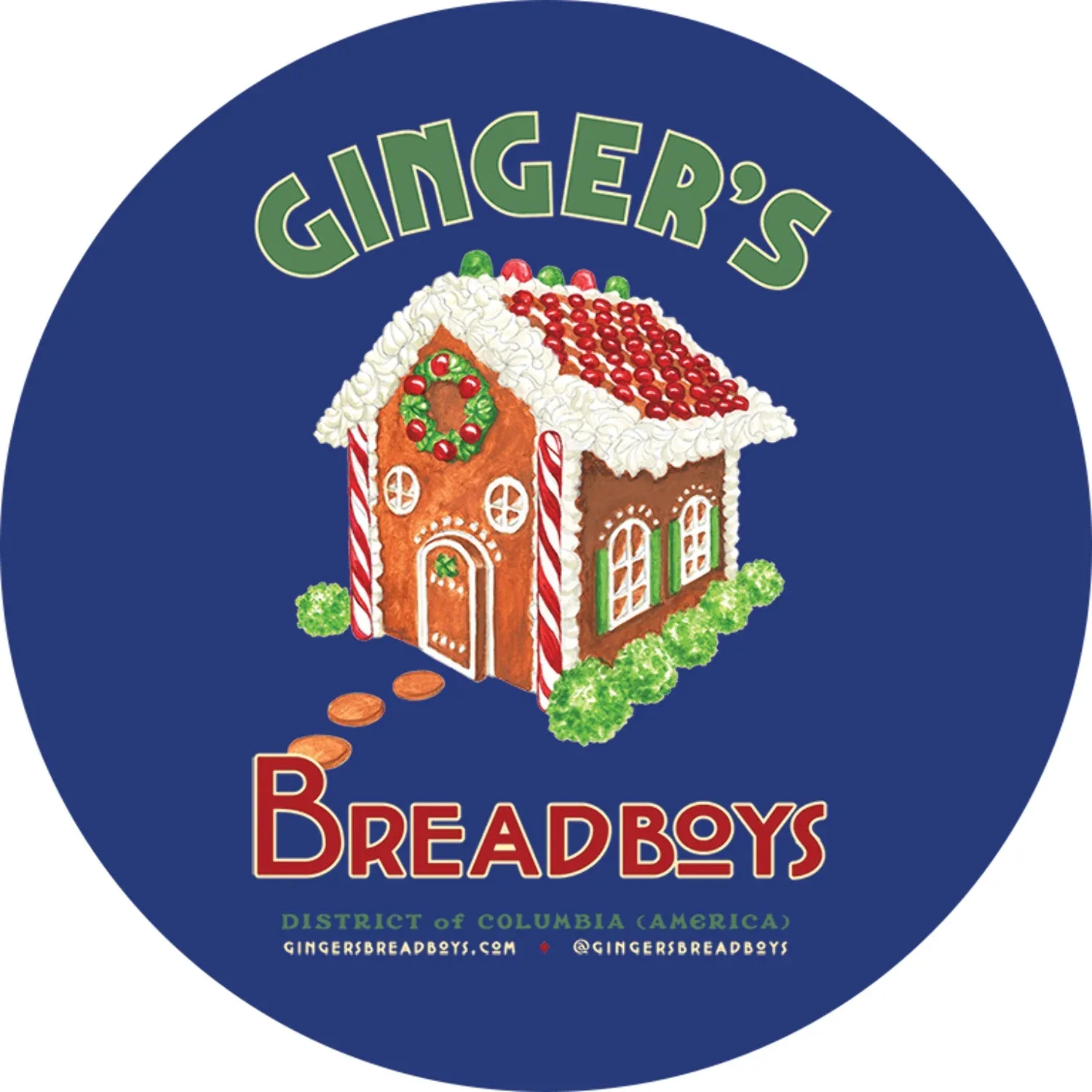 3. Ginger's Breadboys Bake-At-Home Gingerbread House Kit