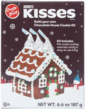 8. Hershey's Kisses Chocolate Dream House Cookie Kit
