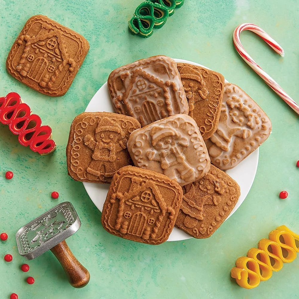 11. Nordic Ware Gingerbread Cookie Stamps (Set of 3)