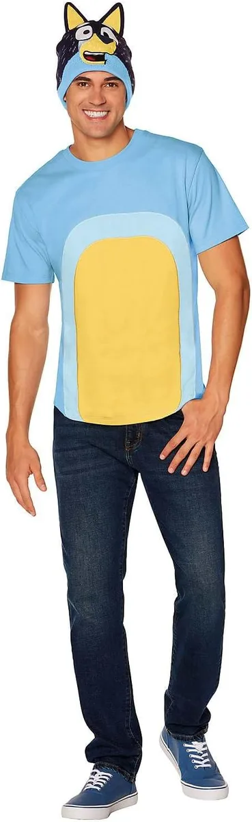 13. Bluey Bandit Adult Costume Kit (Officially Licensed)