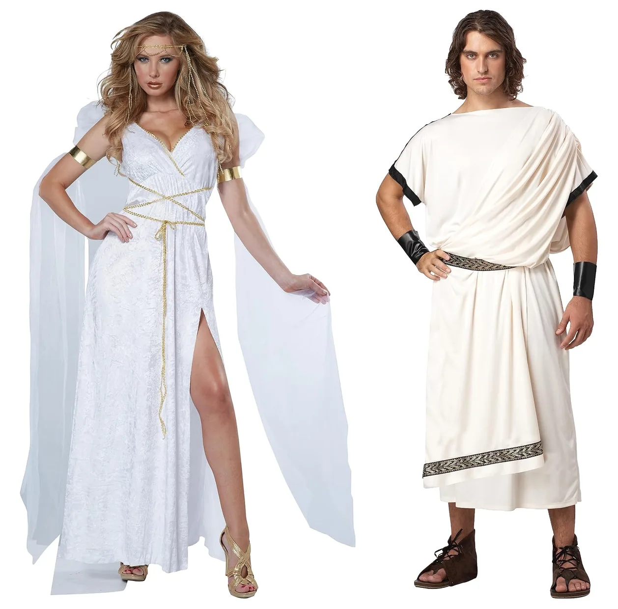 21. Greek Gods & Goddesses Group Costumes (California Costumes Toga Sets)