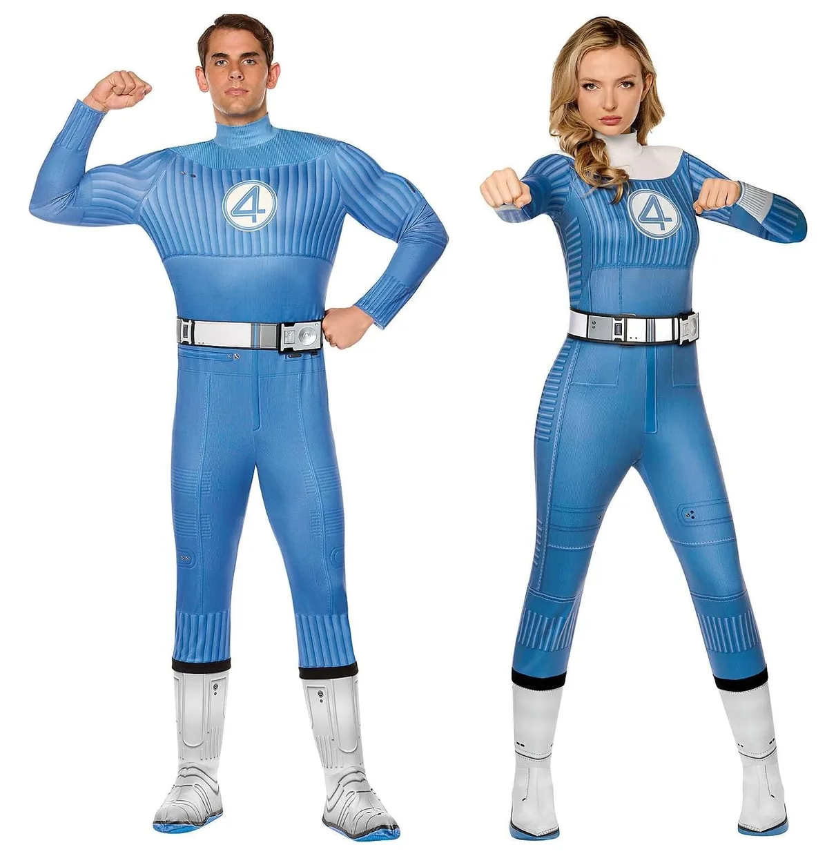 9. Fantastic Four Costumes for Groups of 4 (Mr. Fantastic & Invisible Woman)