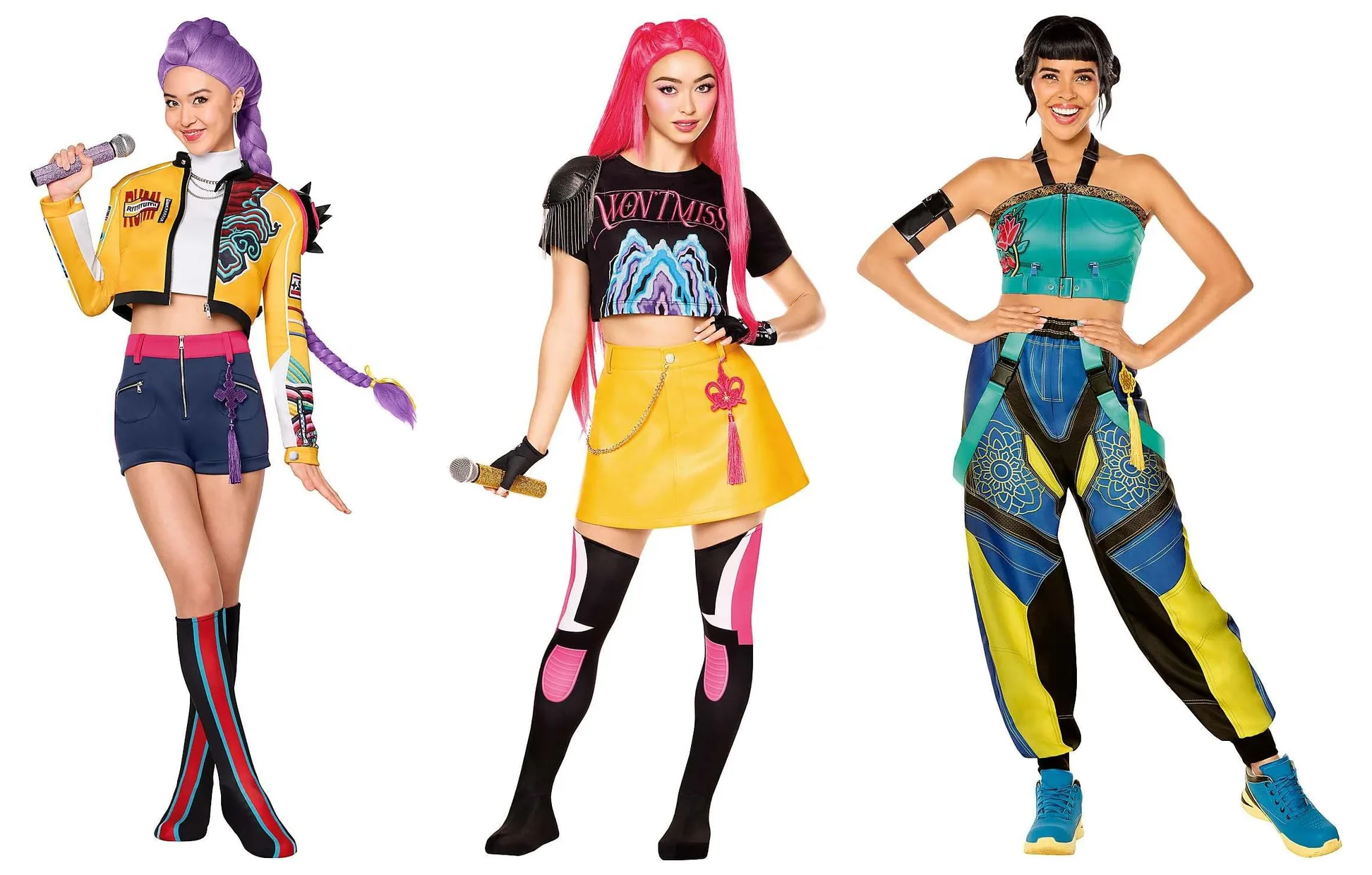 KPop Demon Hunters HUNTR/X Trio Costumes