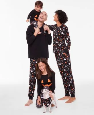 13. Macy’s Matching Family Pumpkin Pajama Set (Halloween edition)