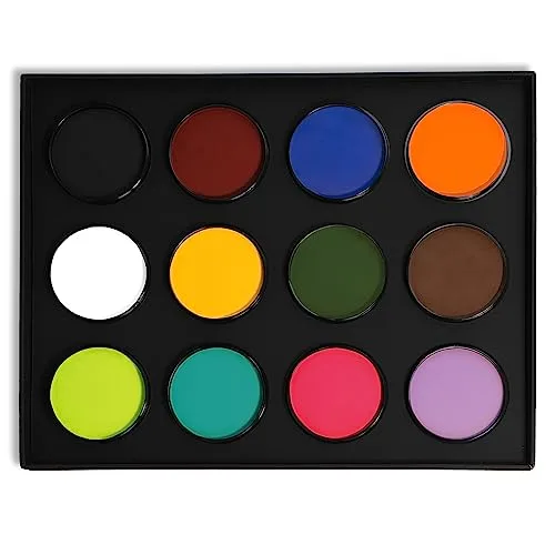 Mehron Paradise AQ 12-Color Paint Palette