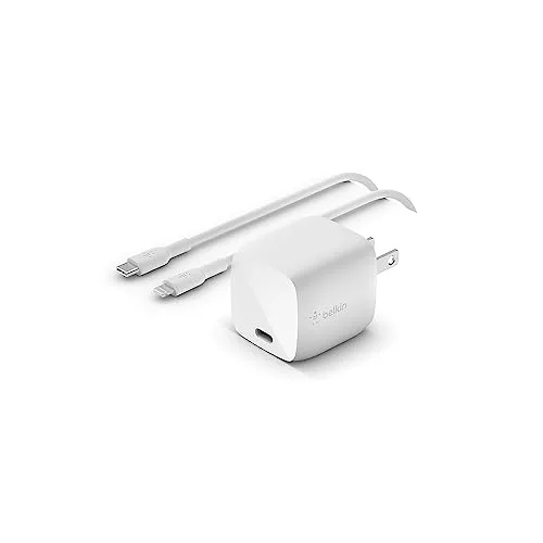 12. Belkin BoostCharge USB‑C GaN Wall Charger 30W