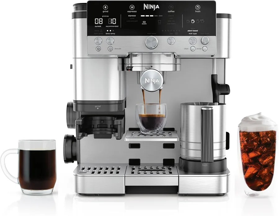 5. Ninja Luxe Café Premier 3-in-1 Espresso Machine