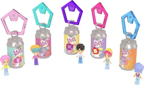 6. Polly Pocket x KPop Demon Hunters Saja Boys 5-Pack