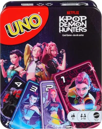 5. Mattel Games UNO KPop Demon Hunters