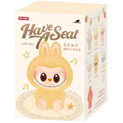 5. POP MART THE MONSTERS Have a Seat Series Vinyl Plush Pendant Blind Box