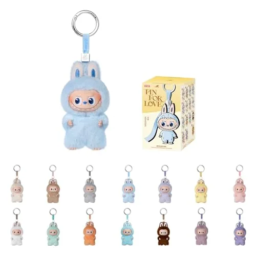 14. POP MART THE MONSTERS Labubu Mini Vinyl Plush Pendant (Pin for Love Series)