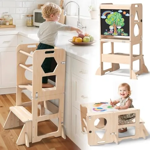 Woodure 4-in-1 Step Stool