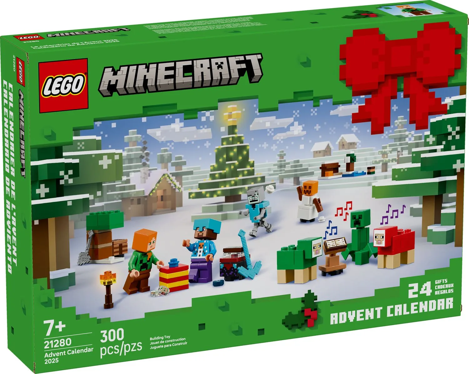 16. LEGO Minecraft Advent Calendar (Seasonal Mini Builds)