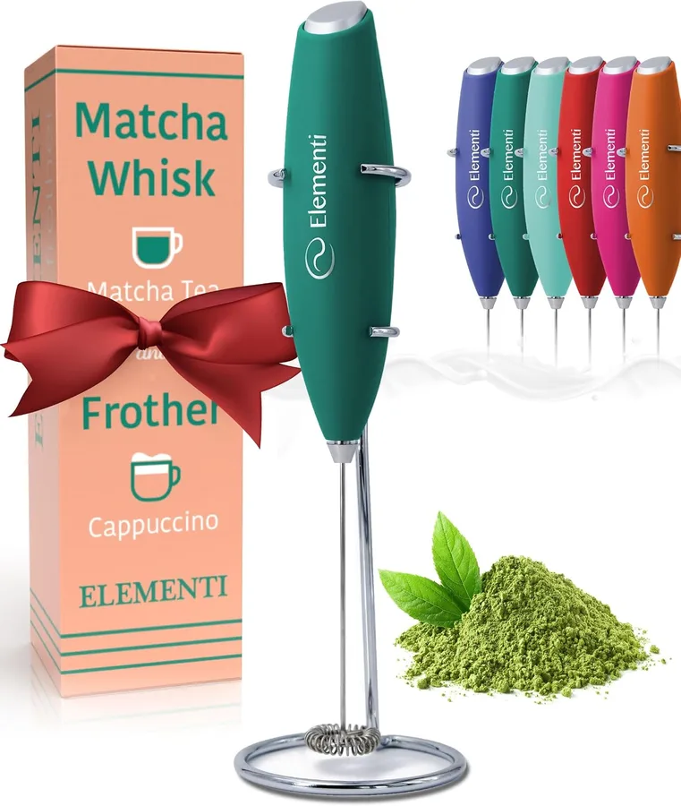 Elementi Electric Matcha Whisk & Frother