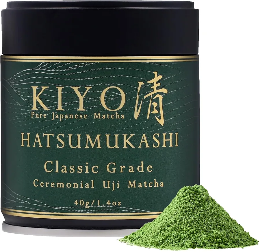 15. Kiyo Matcha Hatsumukashi Classic Grade Ceremonial Uji Matcha (40g)