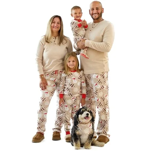 7. Butterblu Family Matching Holiday Pajamas