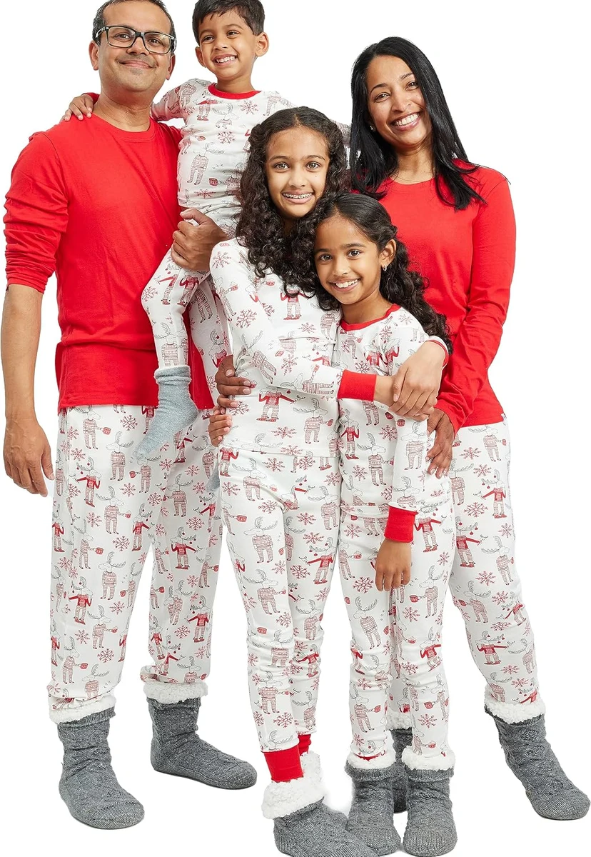 HonestBaby Family Matching Holiday Pajamas