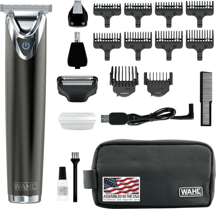 3. Wahl Stainless Steel Lithium Ion 2.0+ Slate Beard Trimmer