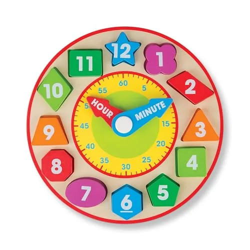 Melissa & Doug Shape Sorting Clock