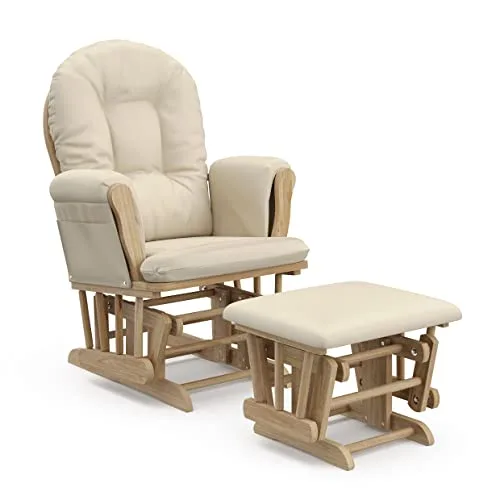 Storkcraft Premium Hoop Glider & Ottoman
