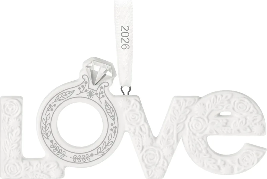 16. Hallmark Keepsake "Our Engagement 2026" Ornament