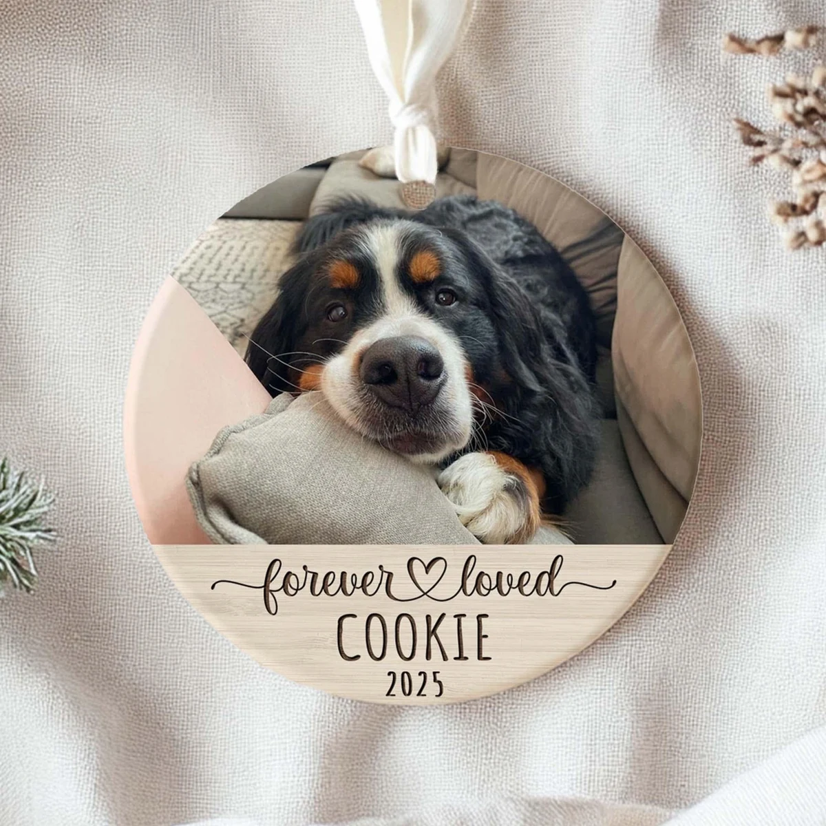 Personalized Photo Pet Ornament (Custom Pet