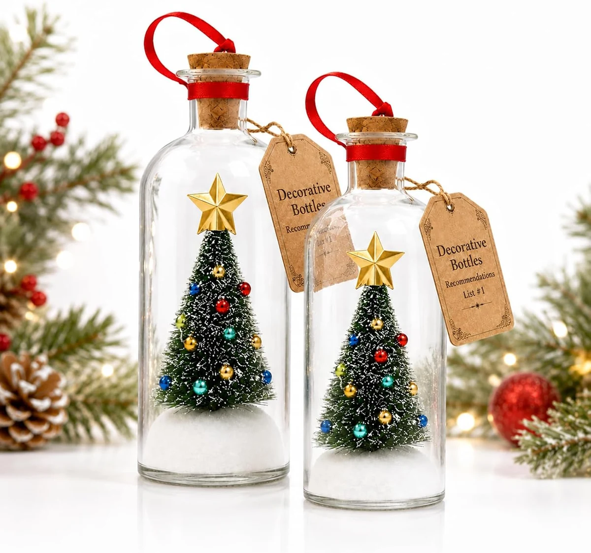 2. Recordable 30-Second Voice Message Ornament (2-Pack)