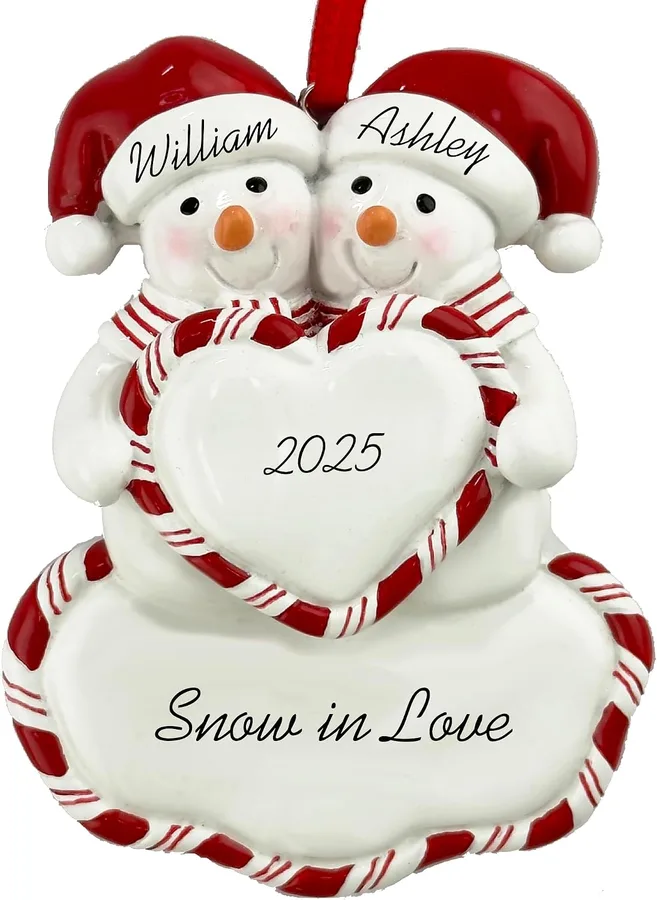Calliope 'Snow in Love' Couple Ornament
