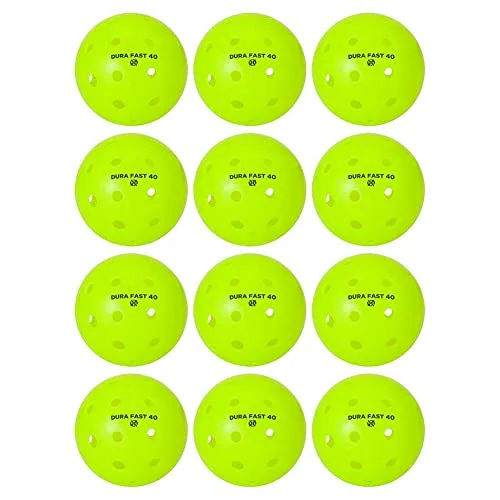 15. Dura Fast 40 Outdoor Pickleballs (dozen)