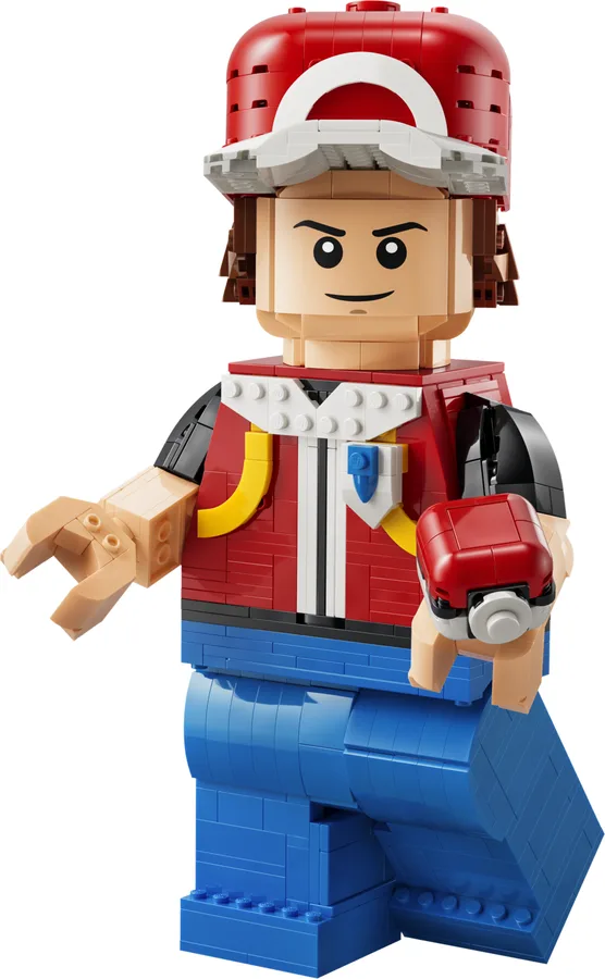 11. LEGO Pokémon Up-Scaled Red Minifigure (40868)