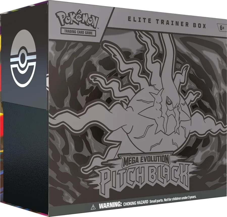 12. Pokémon TCG: Mega Evolution Pitch Black Elite Trainer Box