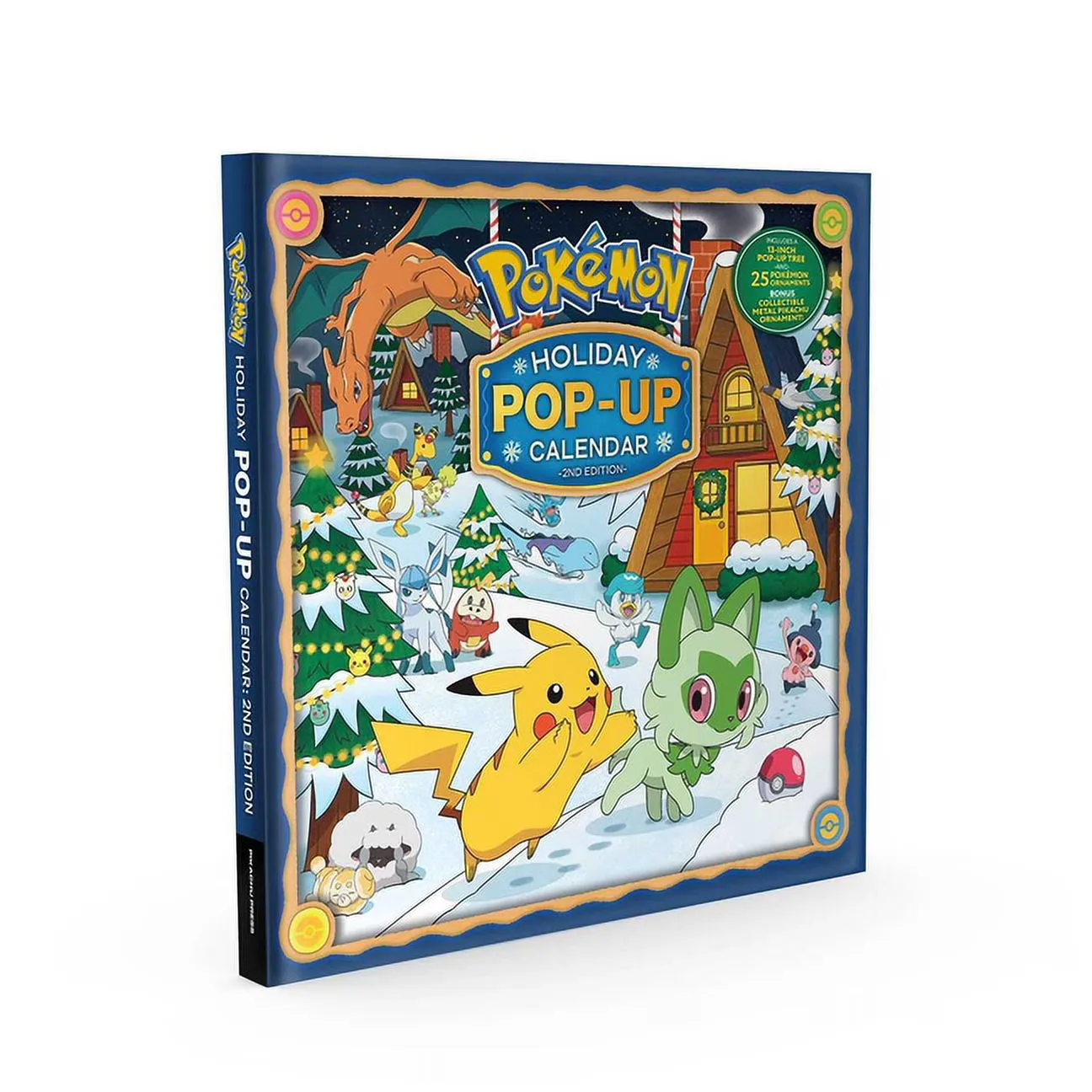 3. Pokémon Holiday Pop-Up Tree Calendar (Pikachu Press)