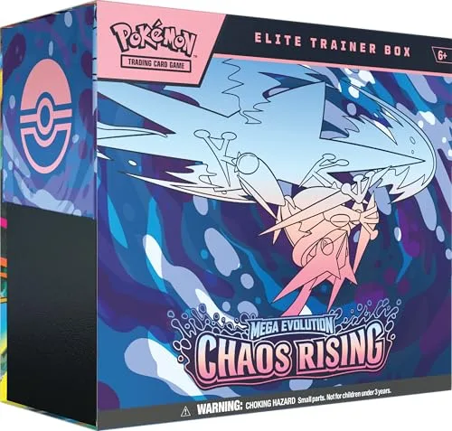 10. Pokémon TCG: Mega Evolution—Chaos Rising Elite Trainer Box