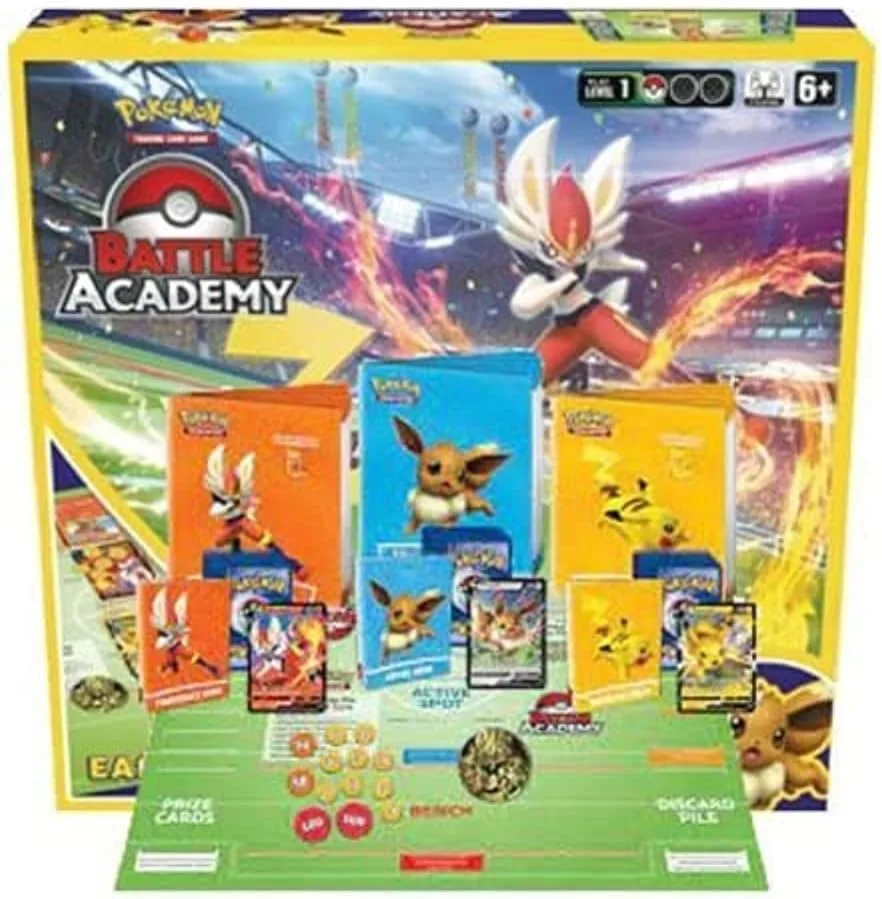 14. Pokémon TCG Battle Academy Board Game Set (3 Decks)