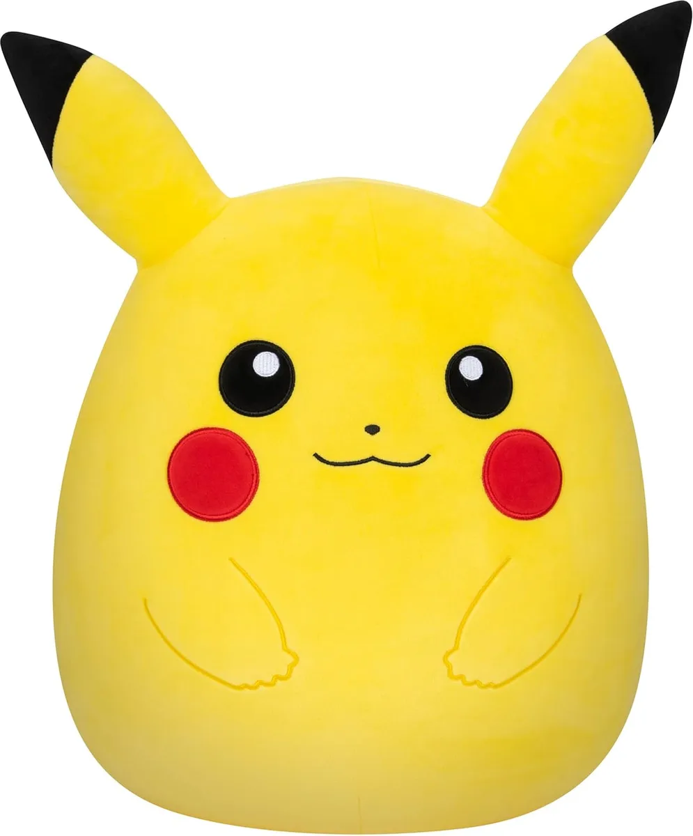 17. Squishmallows Pokémon 14-Inch Pikachu Plush
