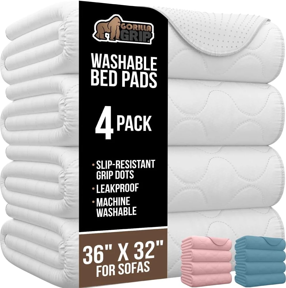 16. Gorilla Grip Washable Bed Underpads
