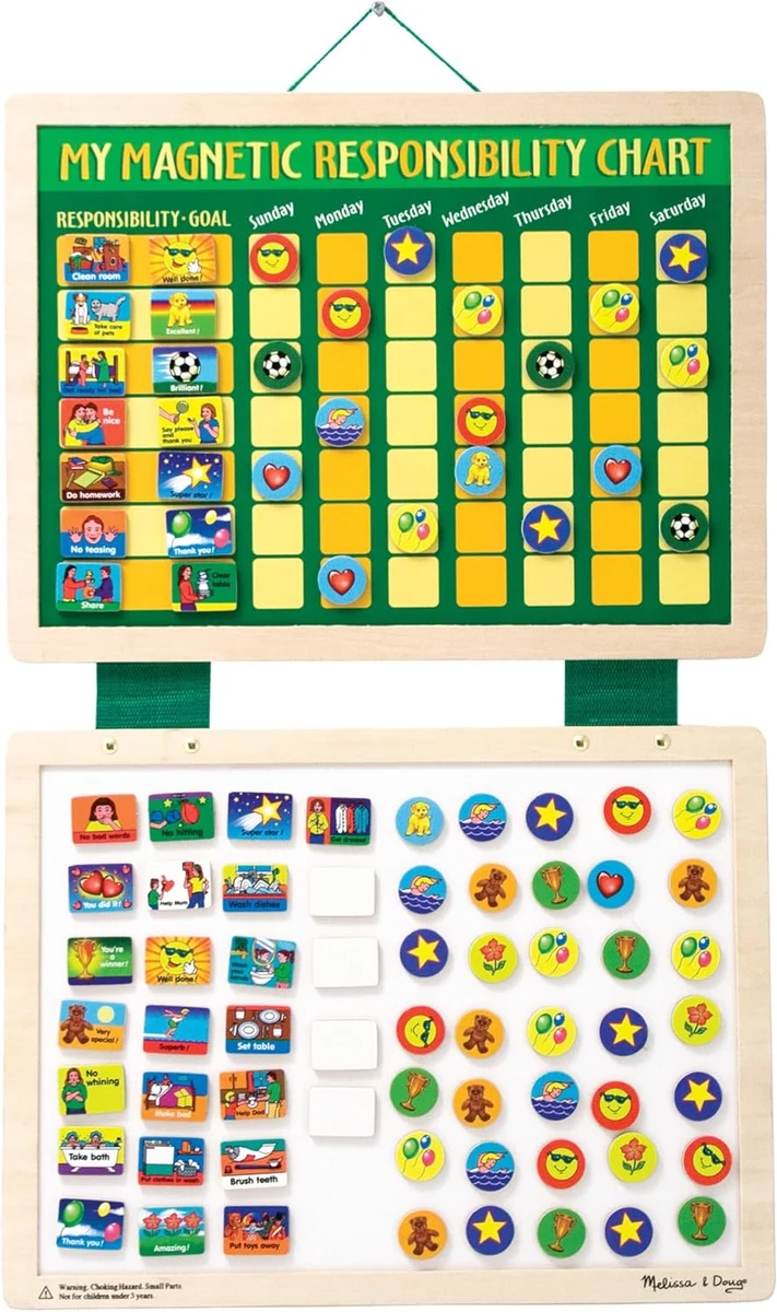 20. Melissa & Doug Magnetic Responsibility Chart