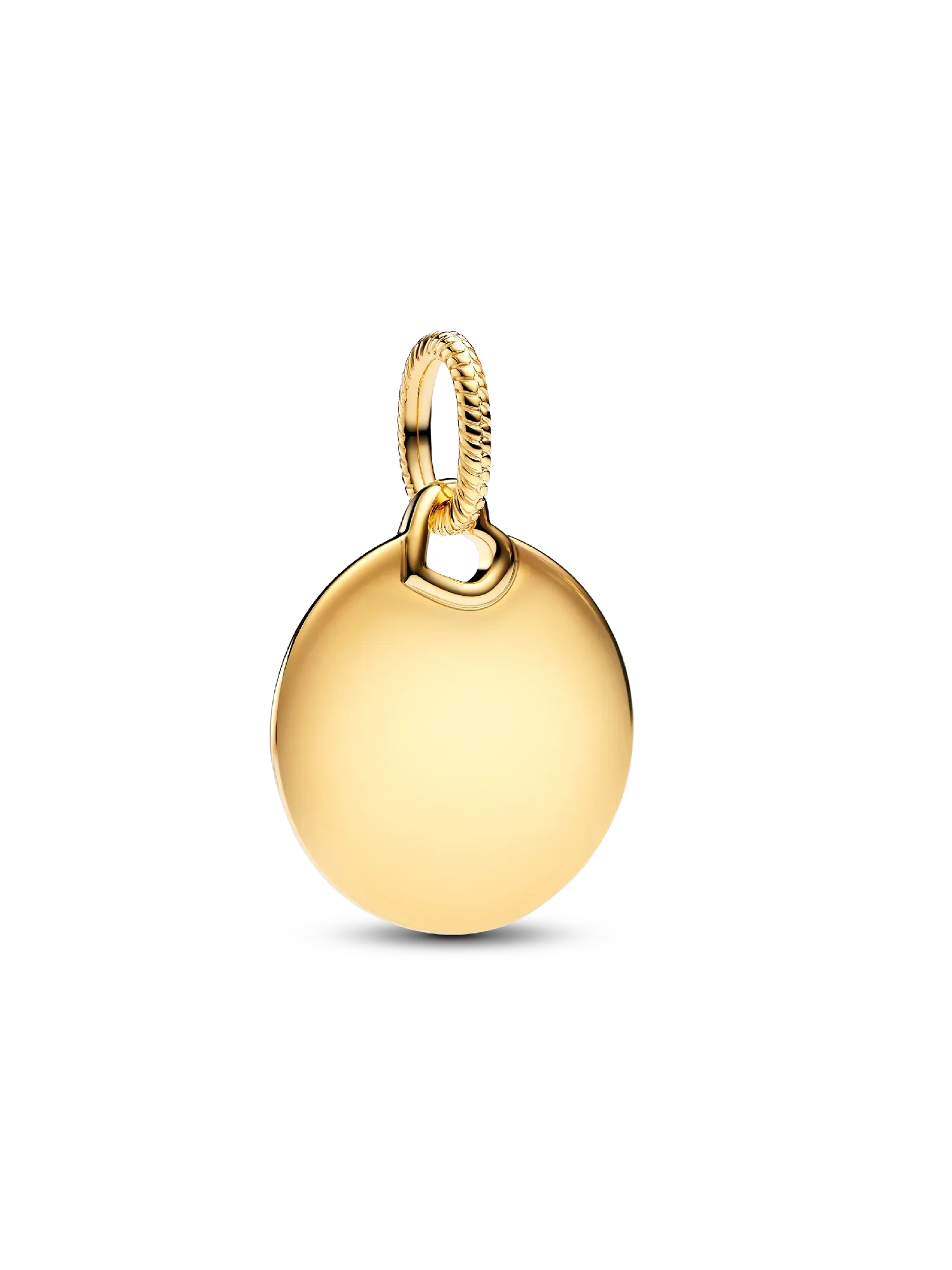 9. Engravable Round Tag Dangle Charm
